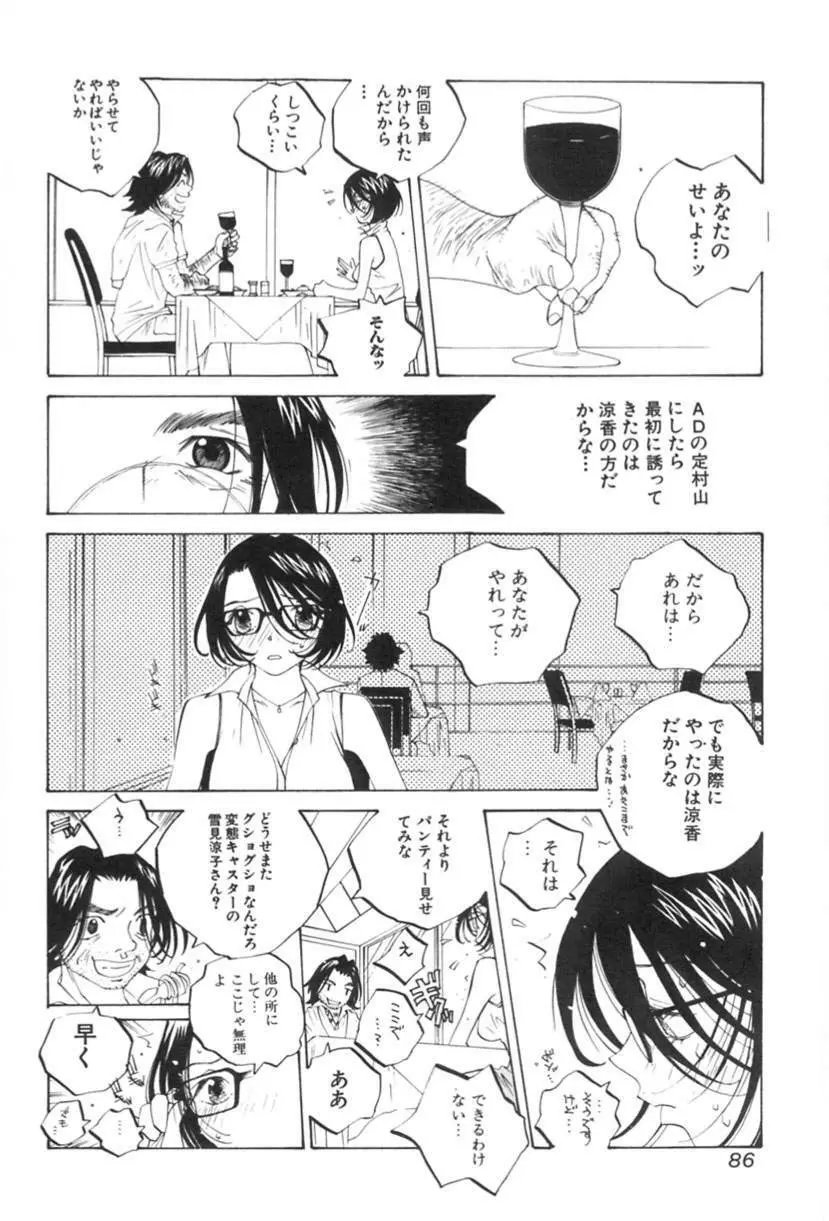 淫乱キャスターSUZUKA Page.87