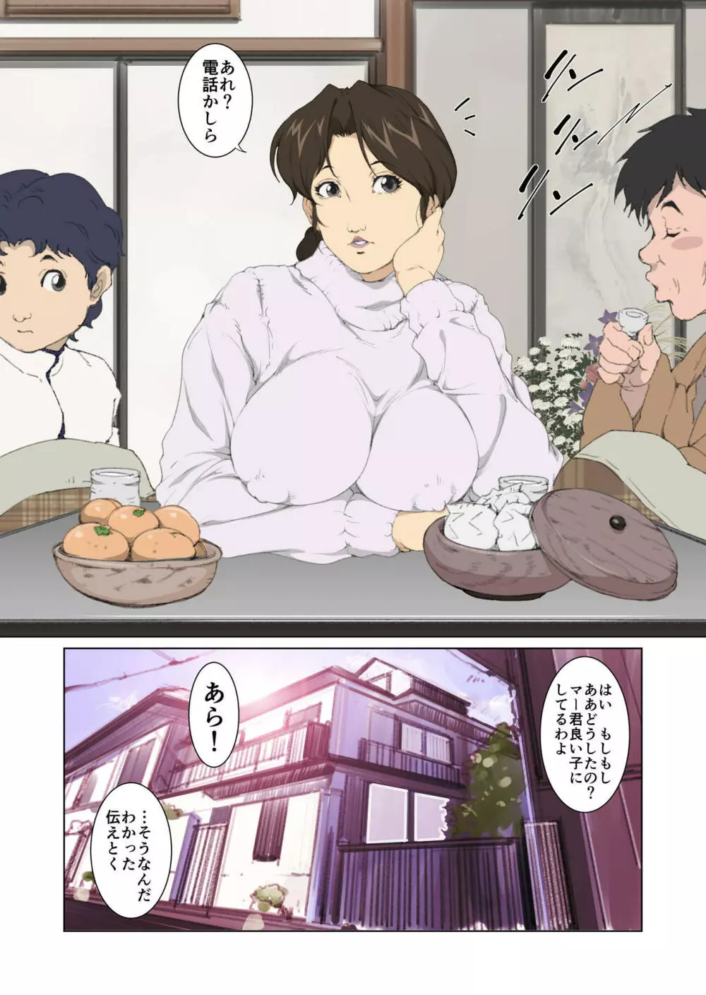 お母さん美津子 コタツの中で内緒で悪戯。訳あり生中出し包茎手術 Page.3