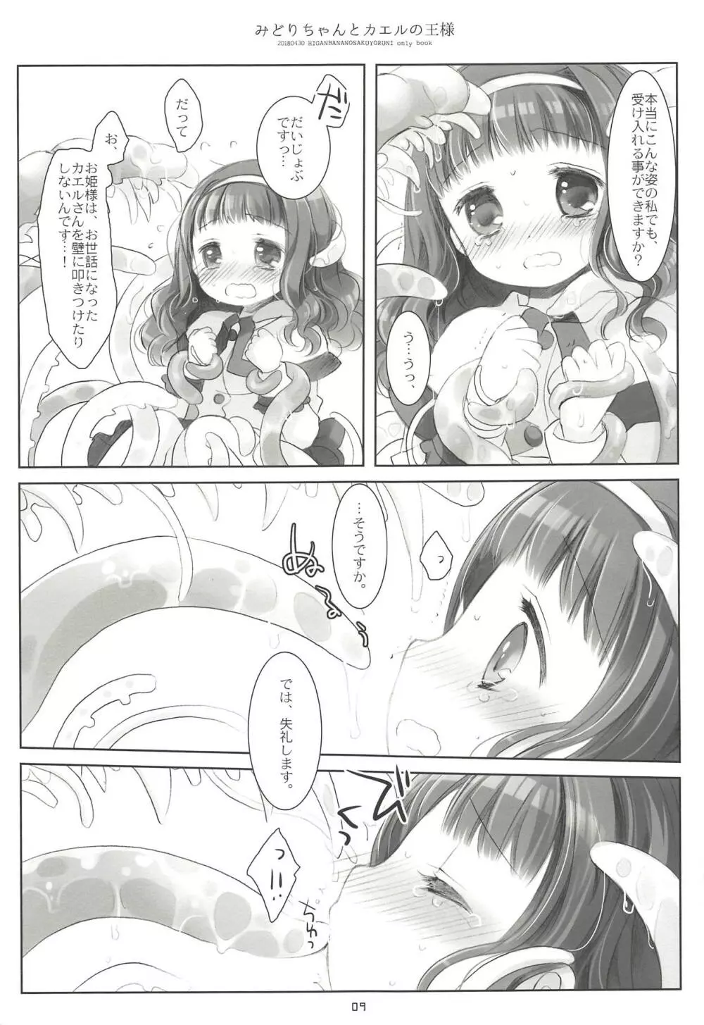 みどりちゃんとカエルのおうさま Page.8