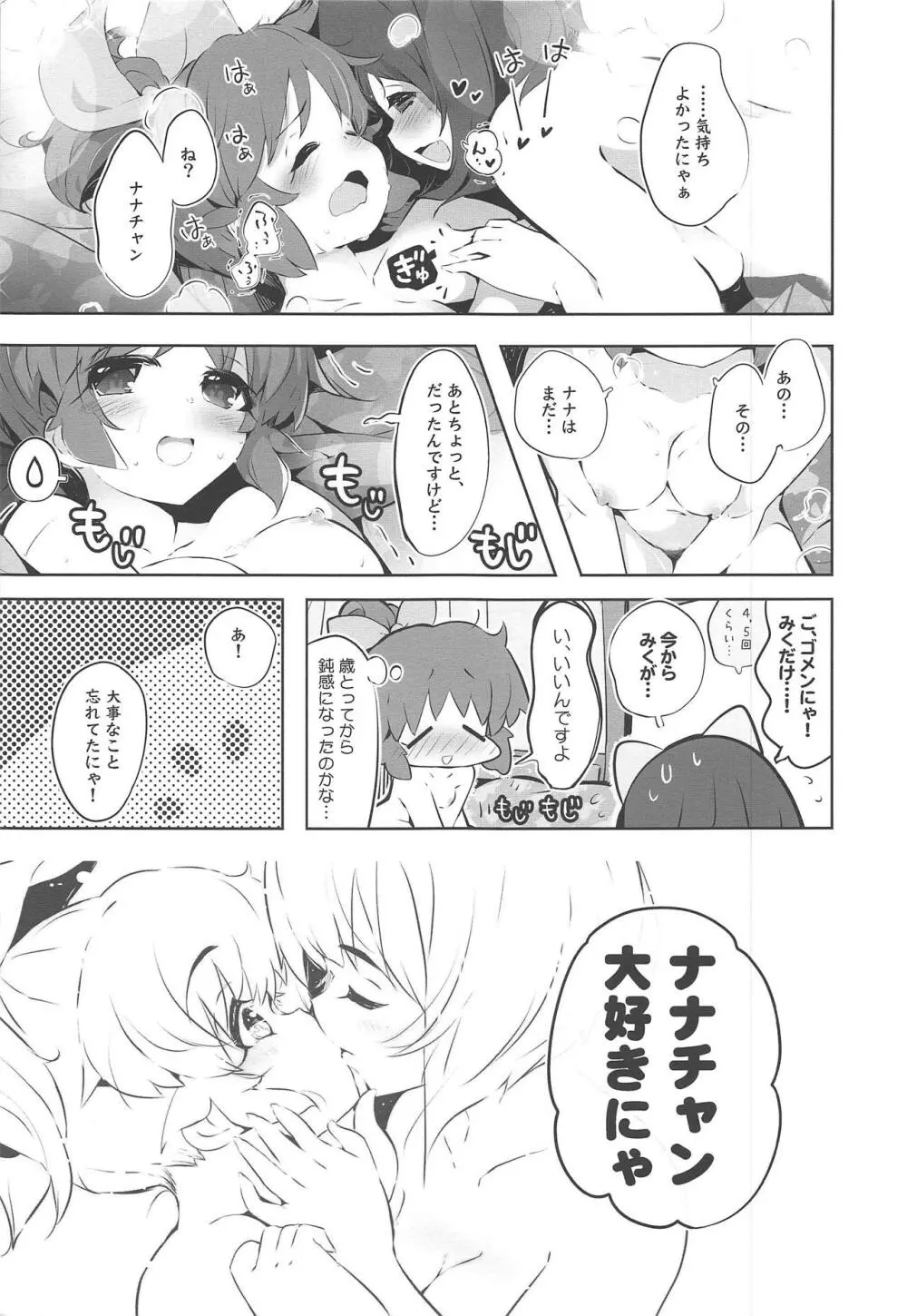 みくとナナはすでにイチャイチャしていた。 Page.22