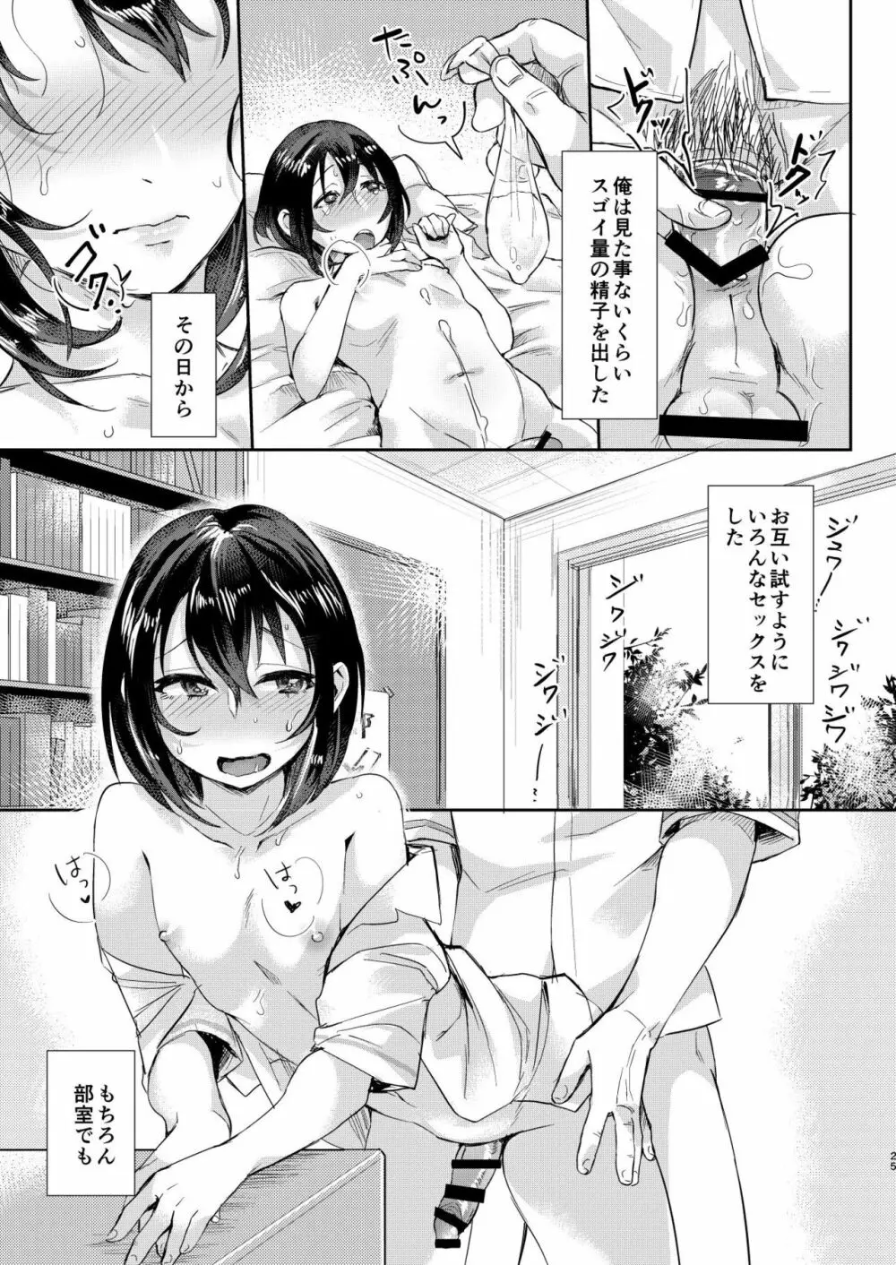 汗で濡れた小説 Page.24
