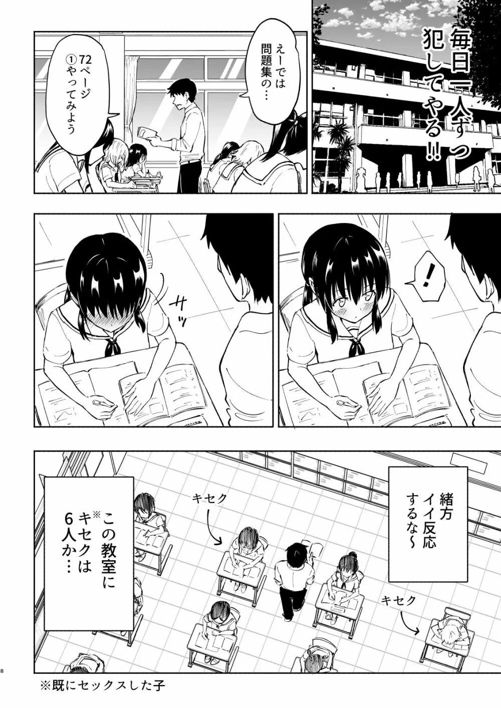 セックススマートフォン～ハーレム学園編4～ Page.8