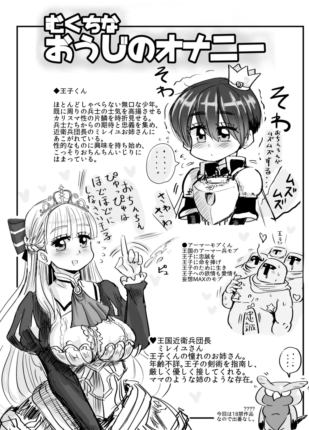 無口な王子のちんちん Page.9