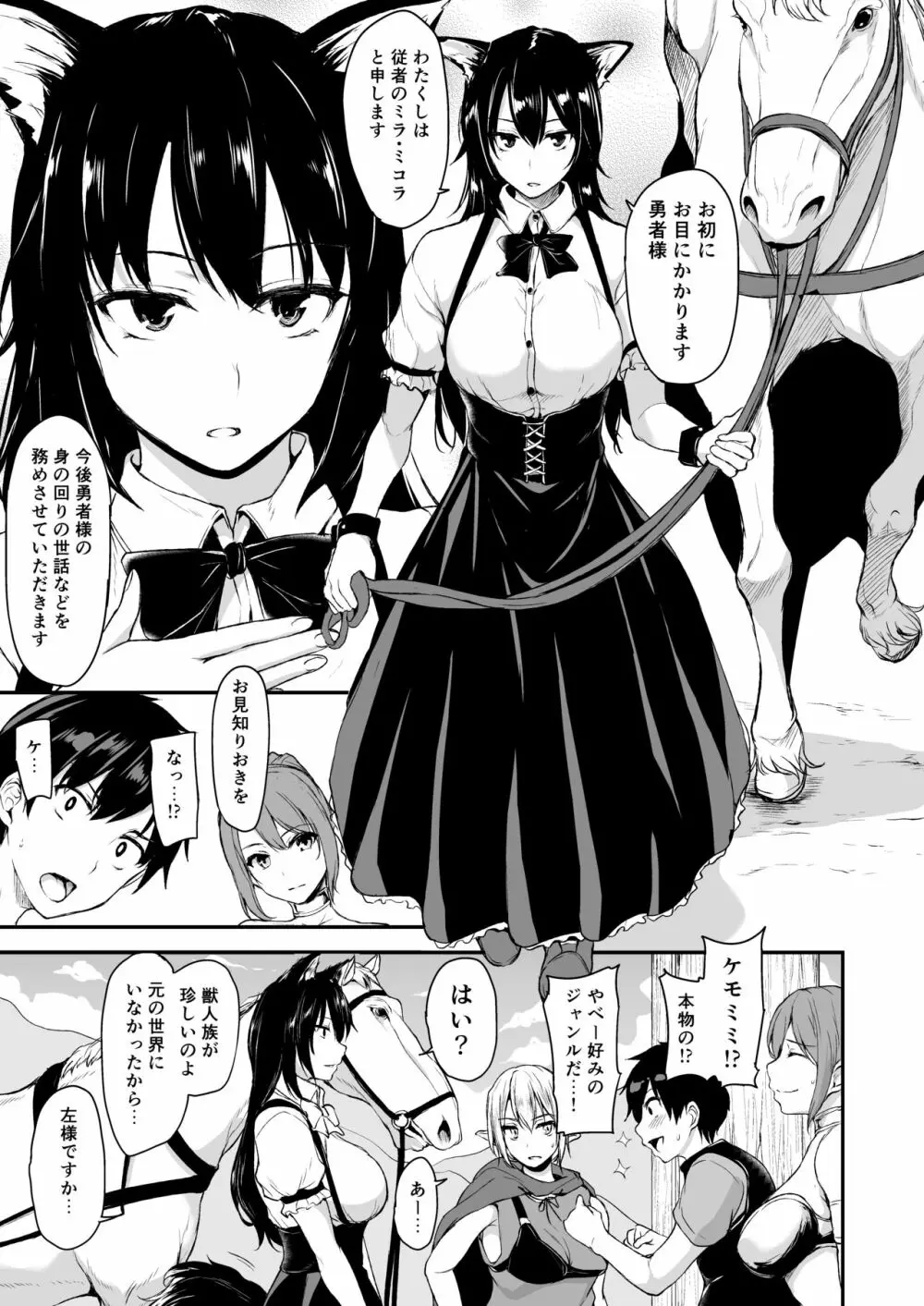 異世界ハーレム物語 総集編1 Page.58