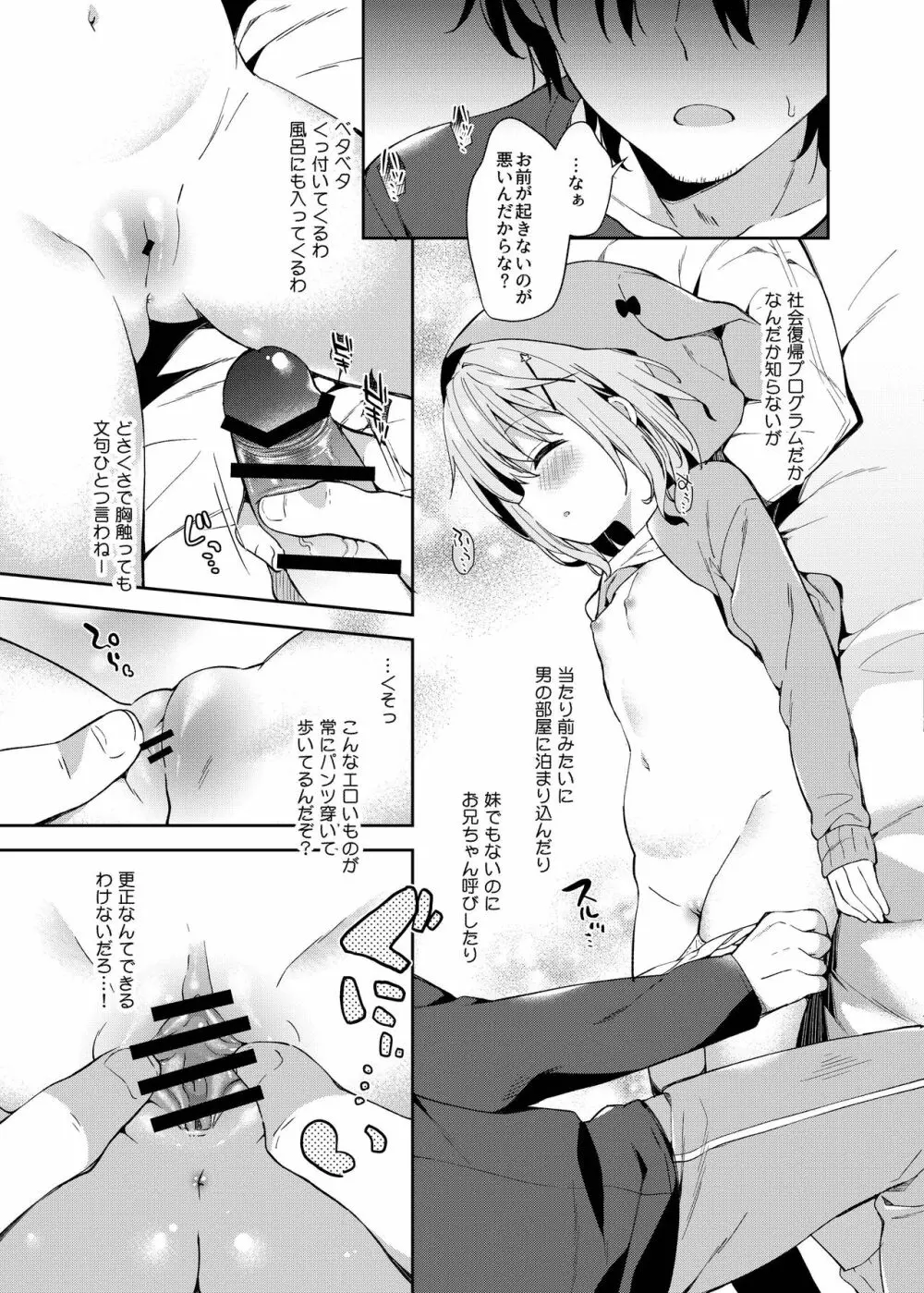 極甘妹のヒキコモリ矯正計画! Page.11