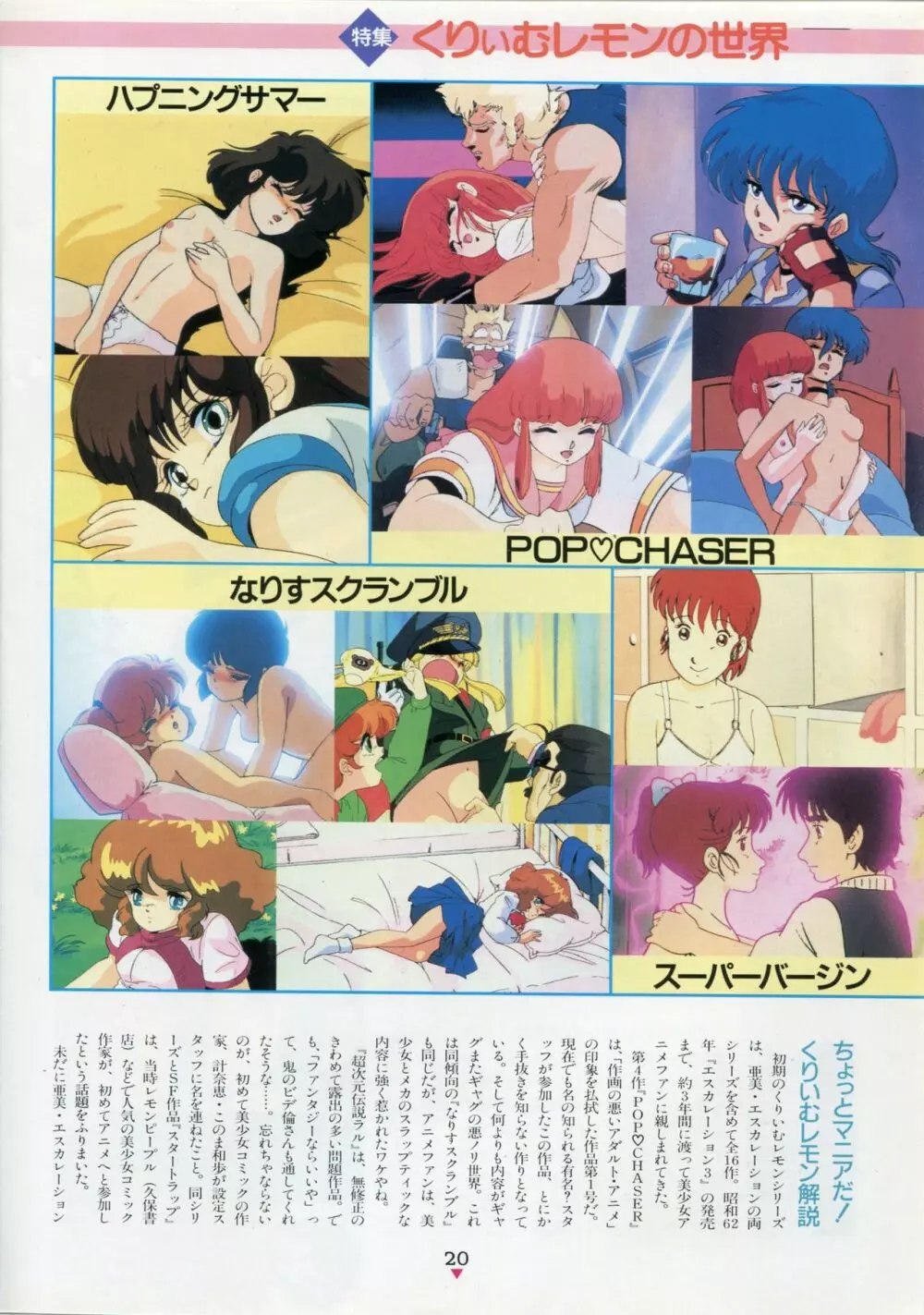 美少女アニメ大全集 - アダルトアニメビデオカタログ1991 Page.16