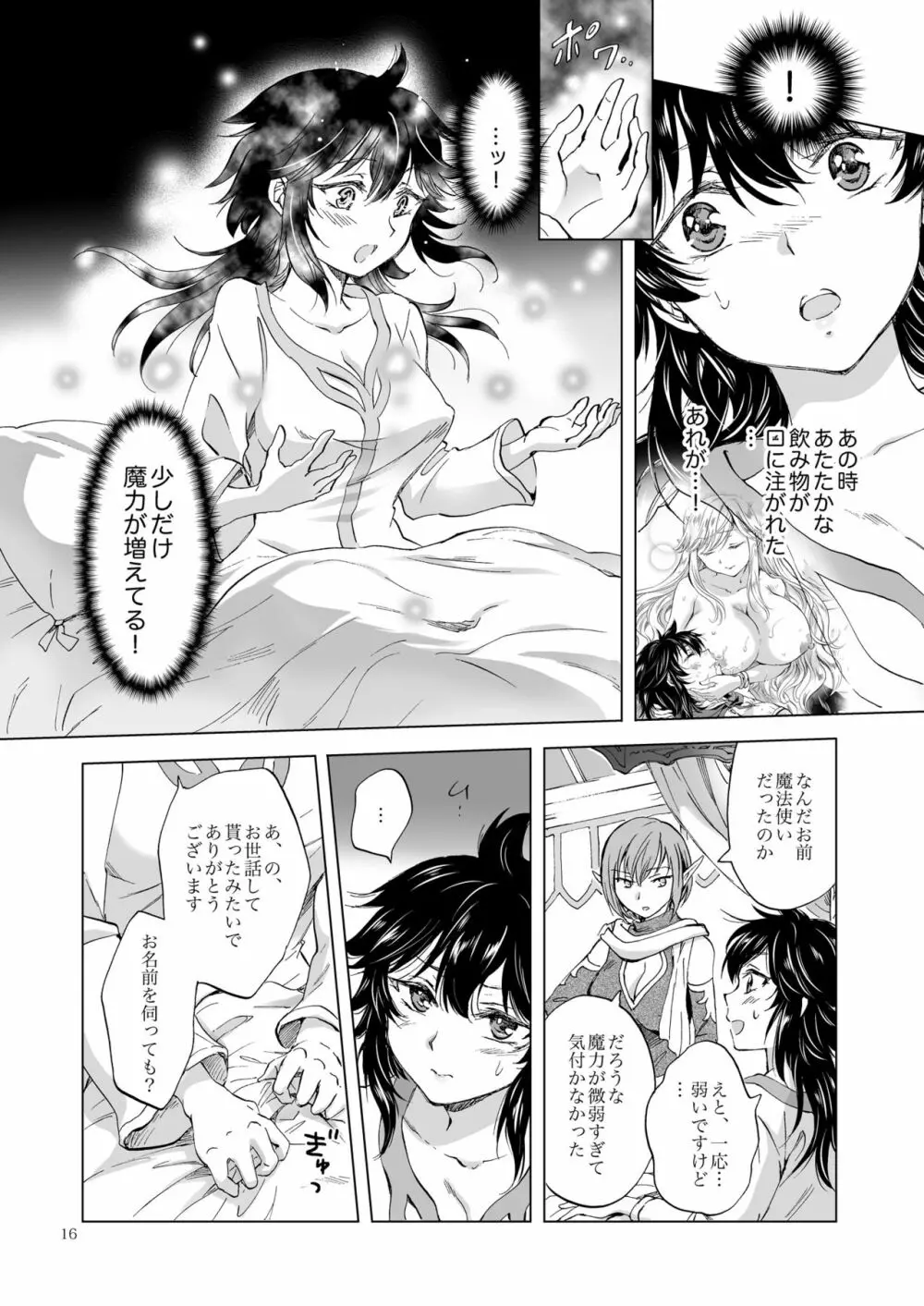 聖なる乳のエルフ姫 Page.16