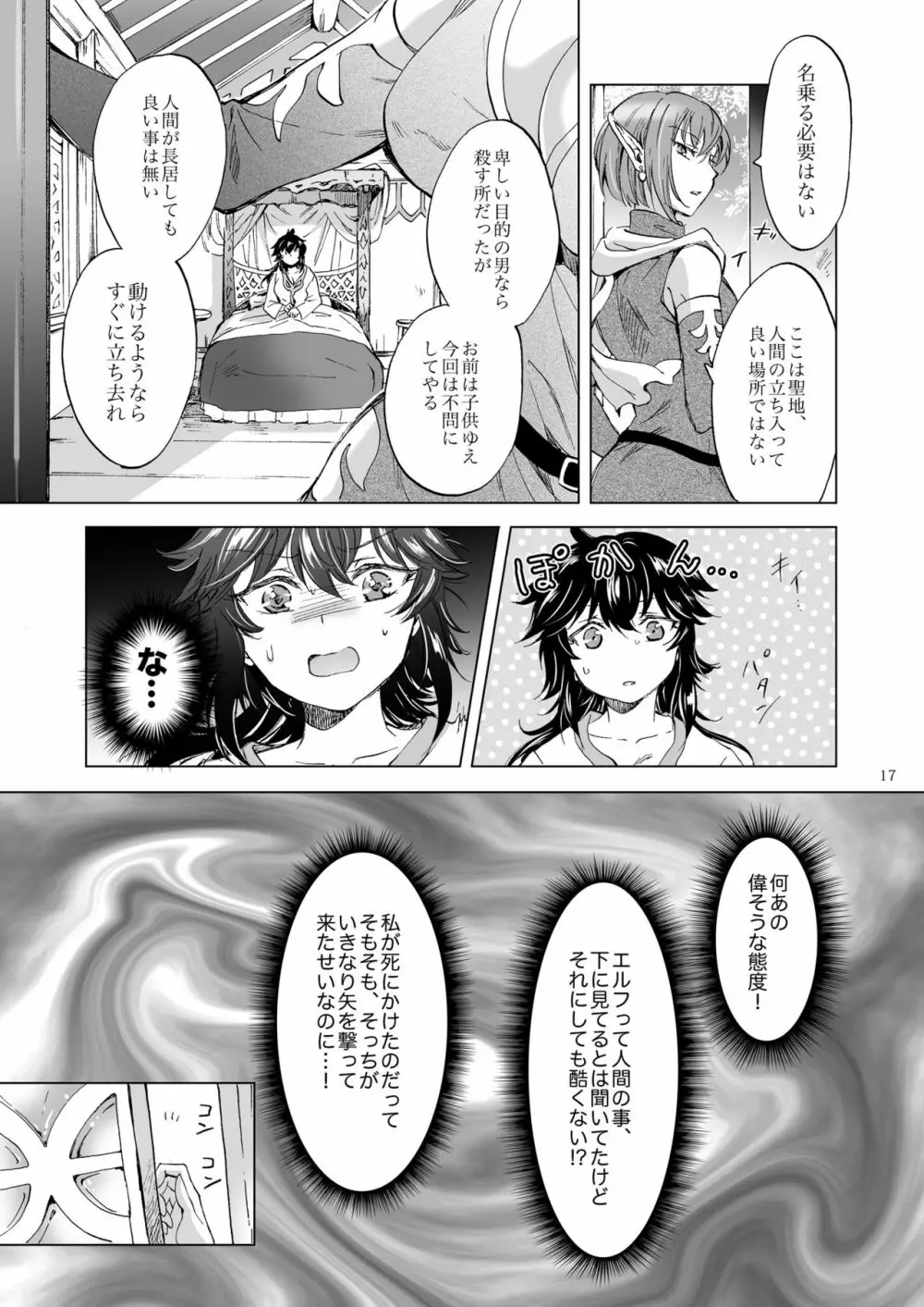 聖なる乳のエルフ姫 Page.17