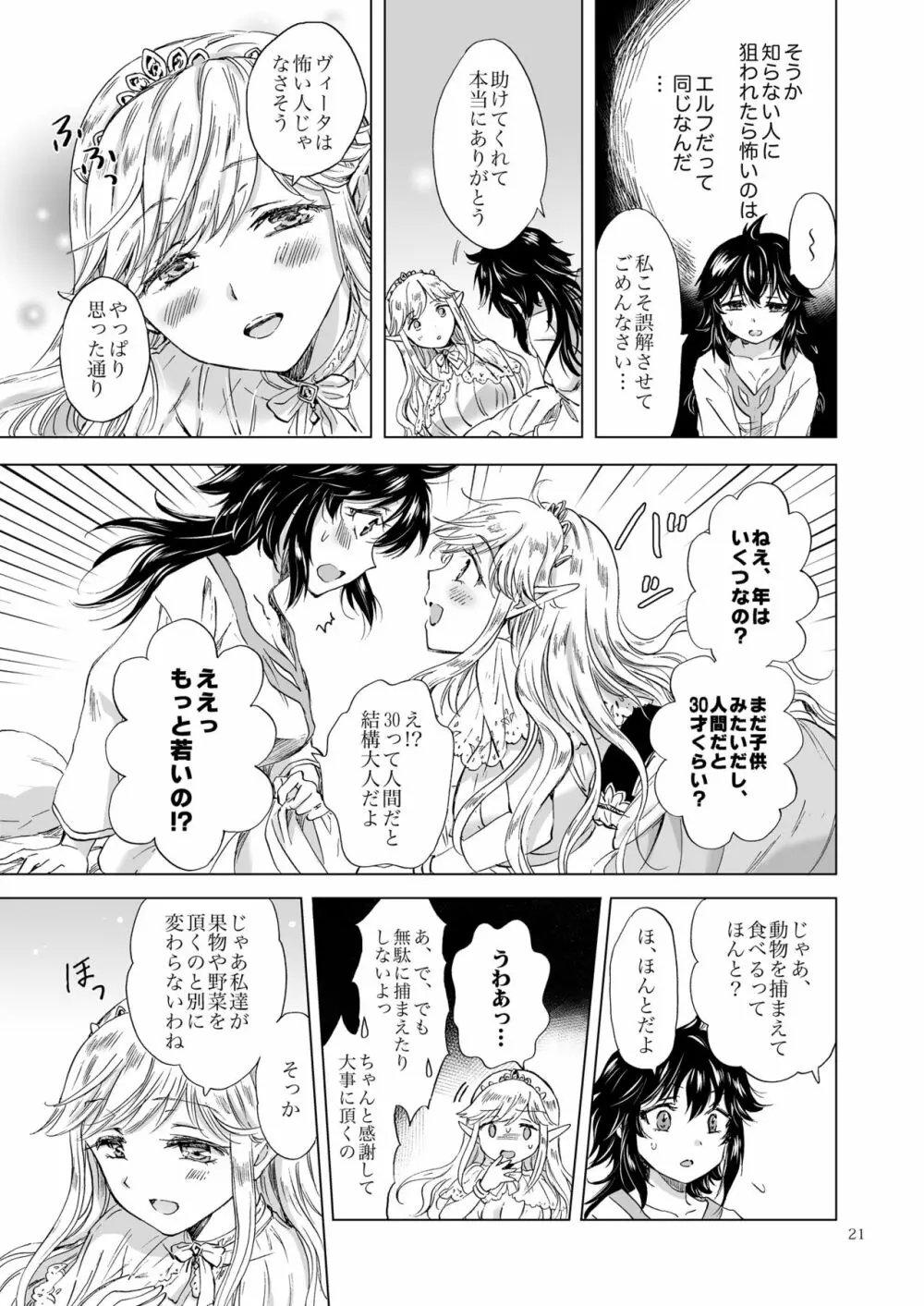 聖なる乳のエルフ姫 Page.21