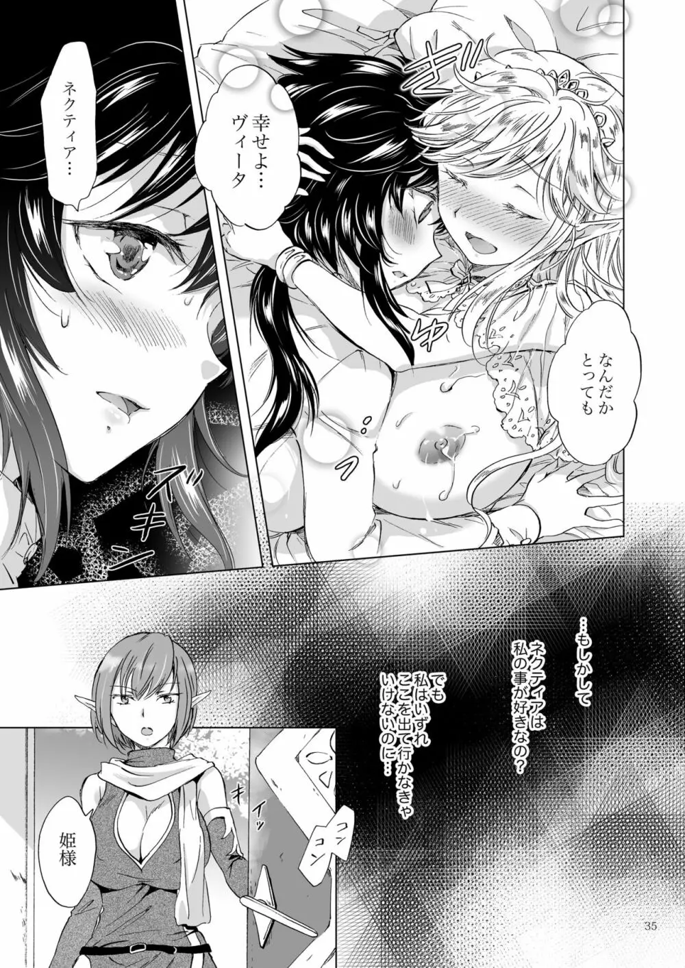 聖なる乳のエルフ姫 Page.35