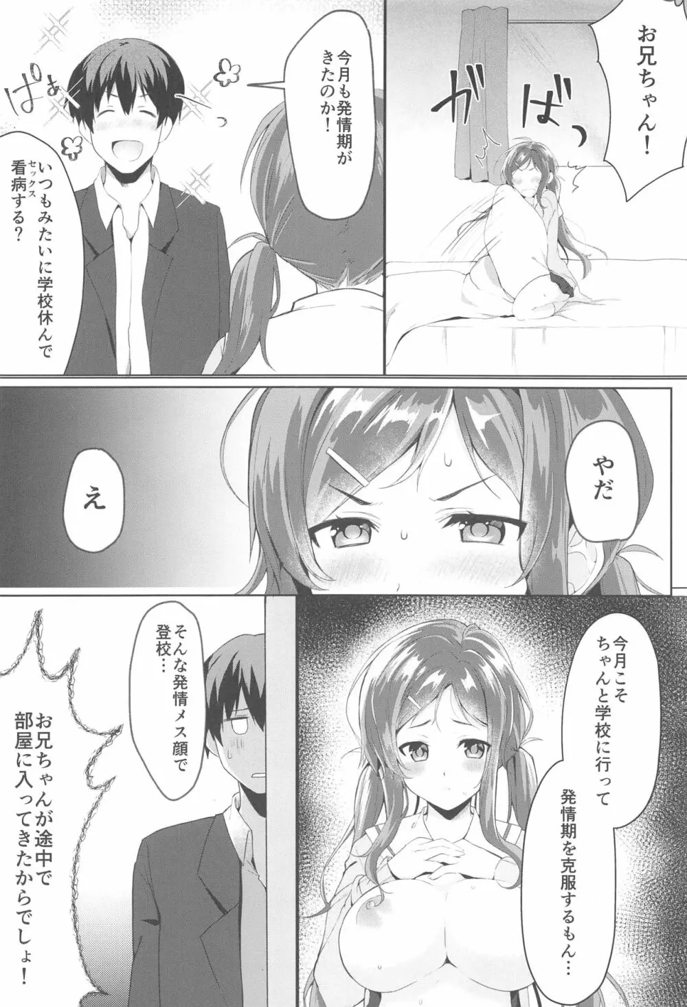 俺の妹は月1で発情期が来る。 Page.3