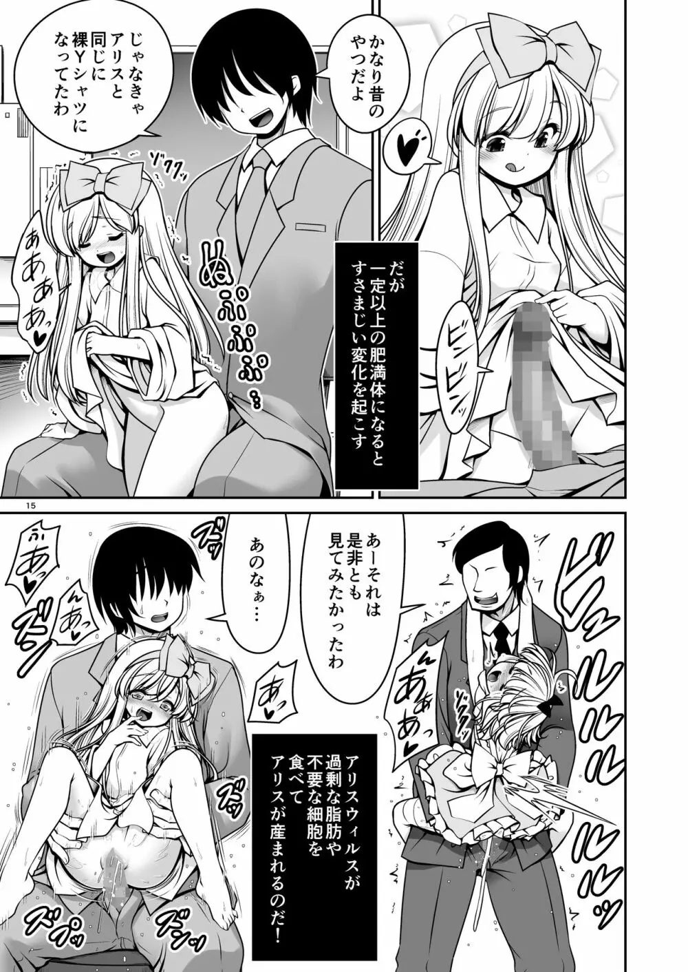 ふしぎなウイルスでみんなアリスのパパとママ Page.15