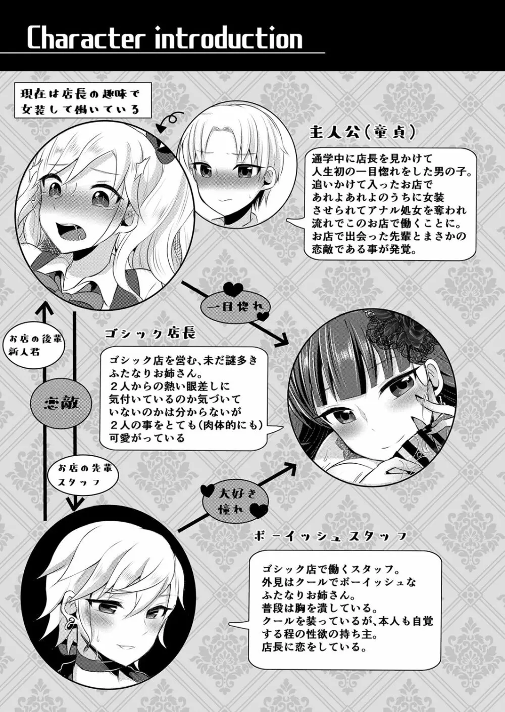 僕が一目惚れしたゴシックお姉さんはふたなりだった件 3 Page.4