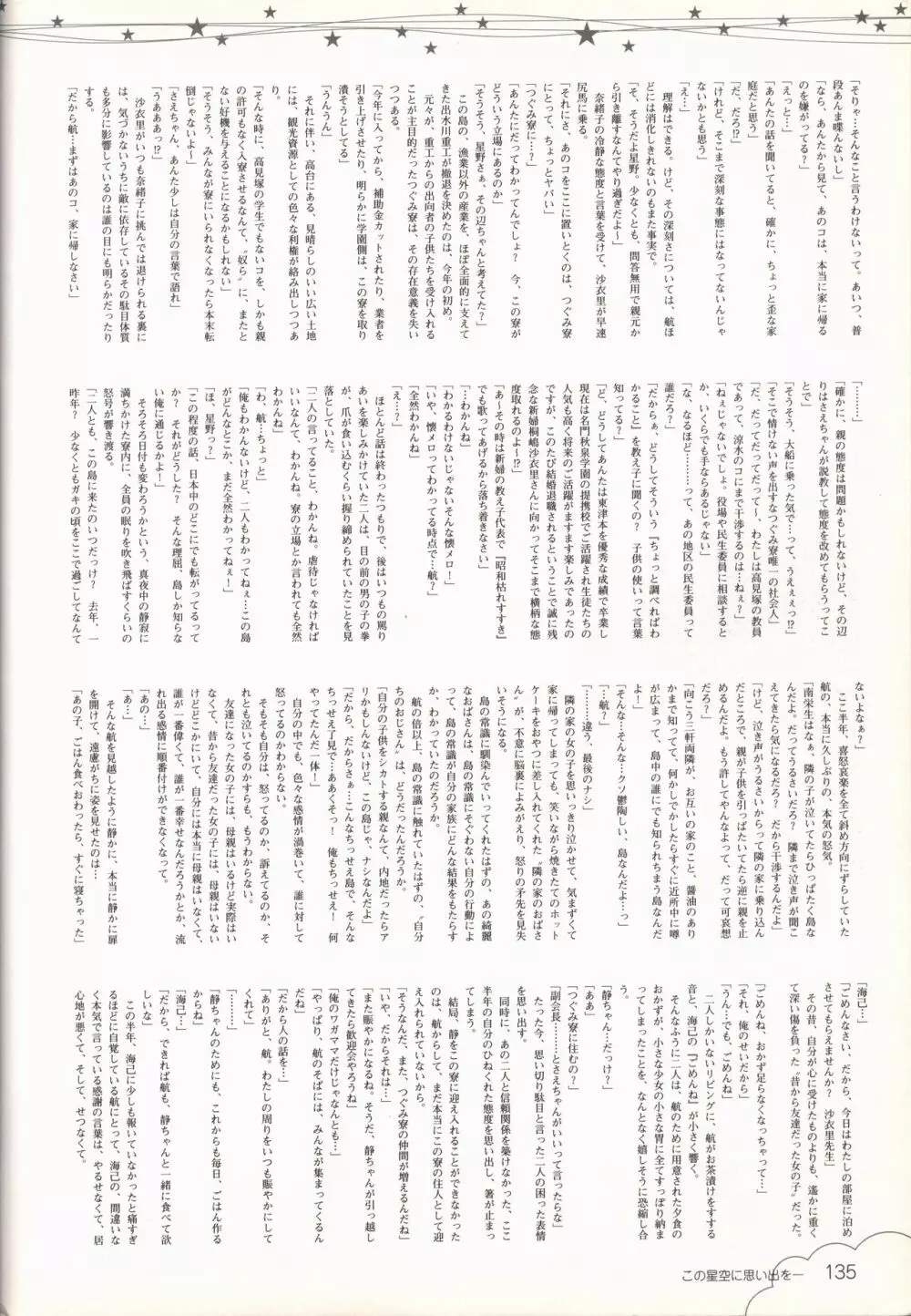 この青空に約束を— オフィシャルファンブック Page.136