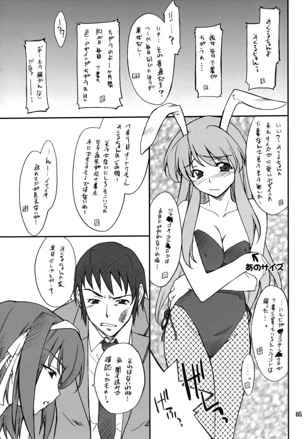 妄想でしょでしょ?「それは禁則事項です!」 Page.4