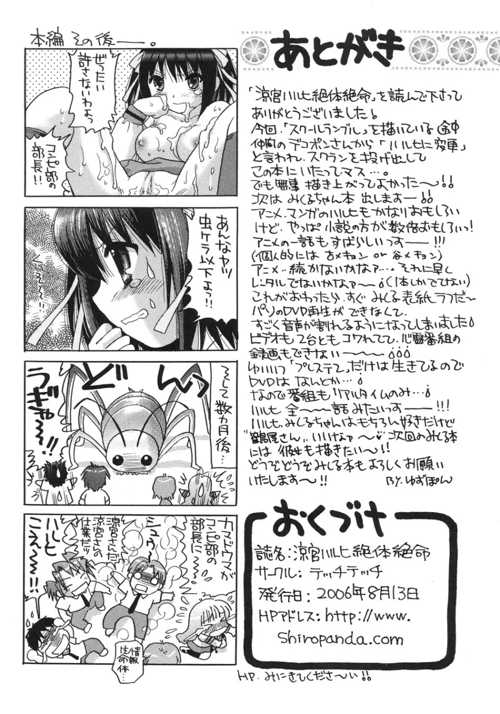 涼宮ハルヒの絶体絶命 Page.21