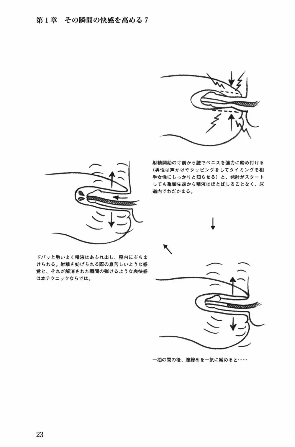 Hが10倍気持ちよくなる 膣内射精・中出し教本 Page.23