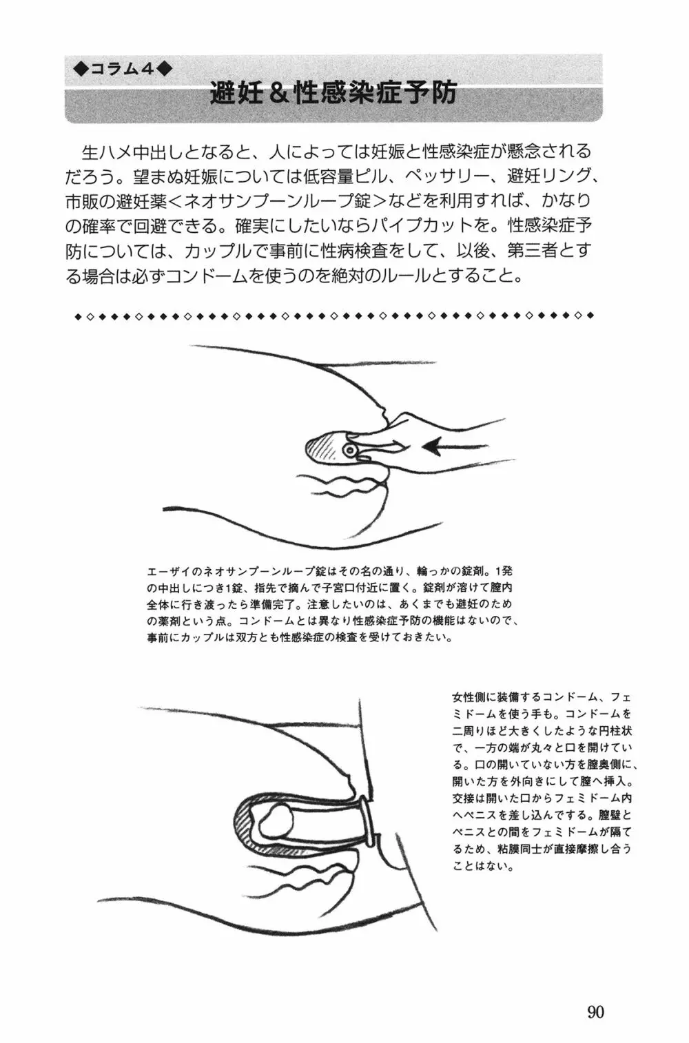 Hが10倍気持ちよくなる 膣内射精・中出し教本 Page.90