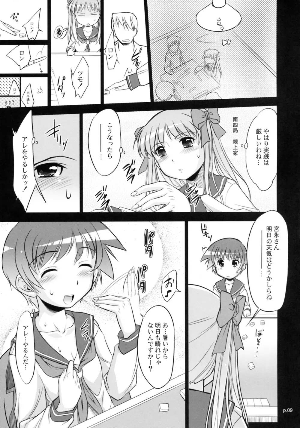 アサだテツヤだ!!麻雀大会 -咲- Page.8