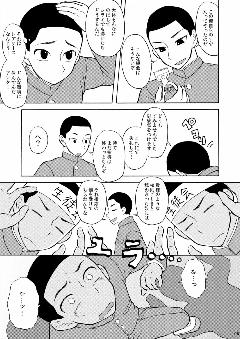 丸刈り地獄変 Page.5