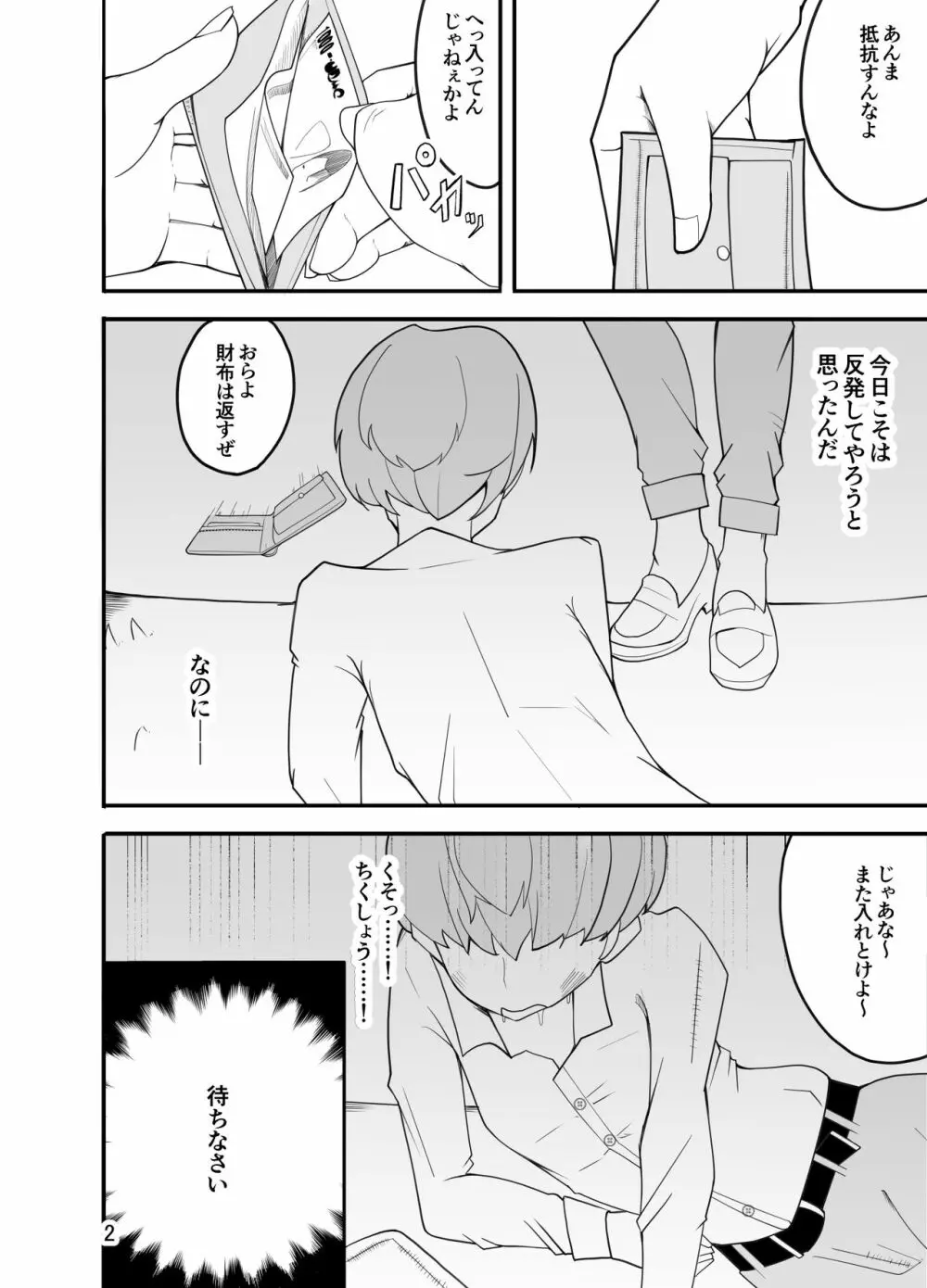 悪い子♂は女装でイジメ返し!? Page.3