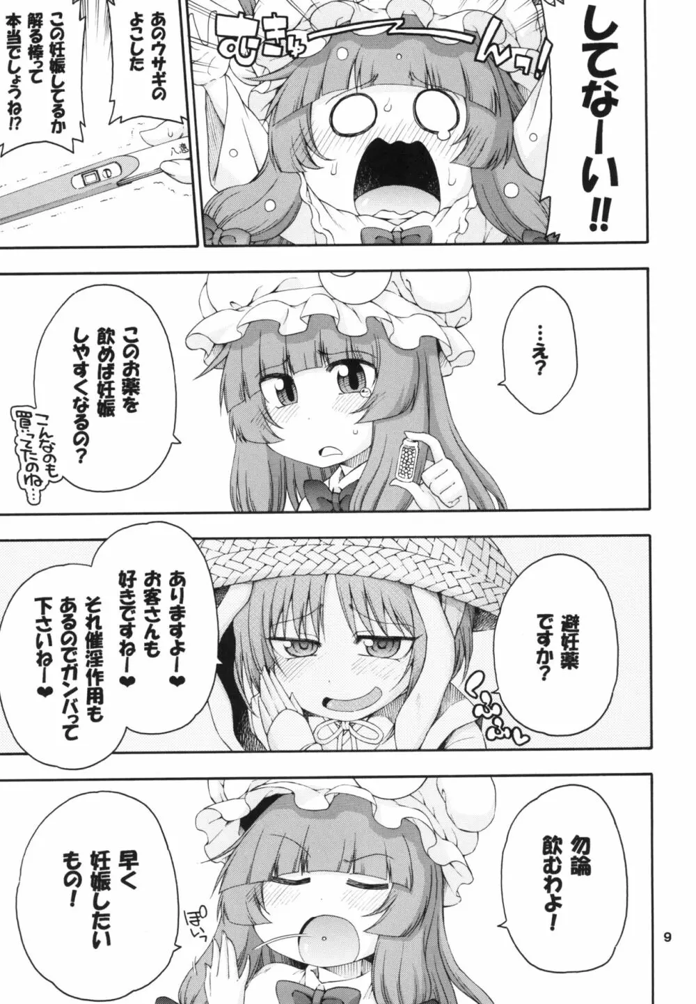 東方迷込 ～パチュリー編～ Page.9