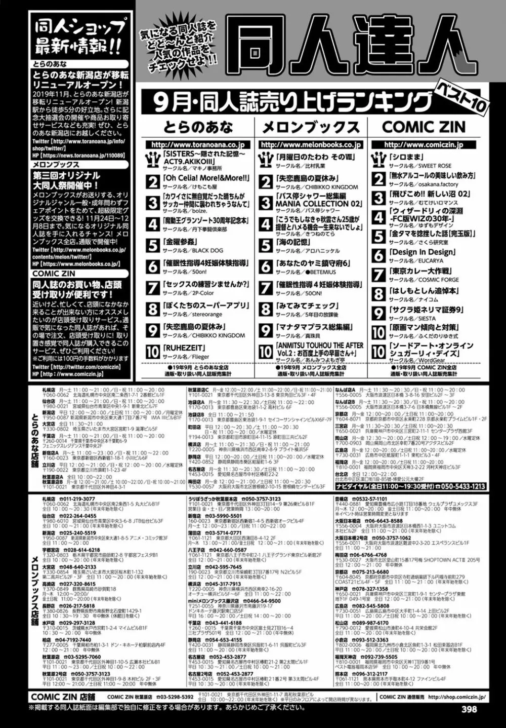 COMIC BAVEL 2020年1月号 Page.398