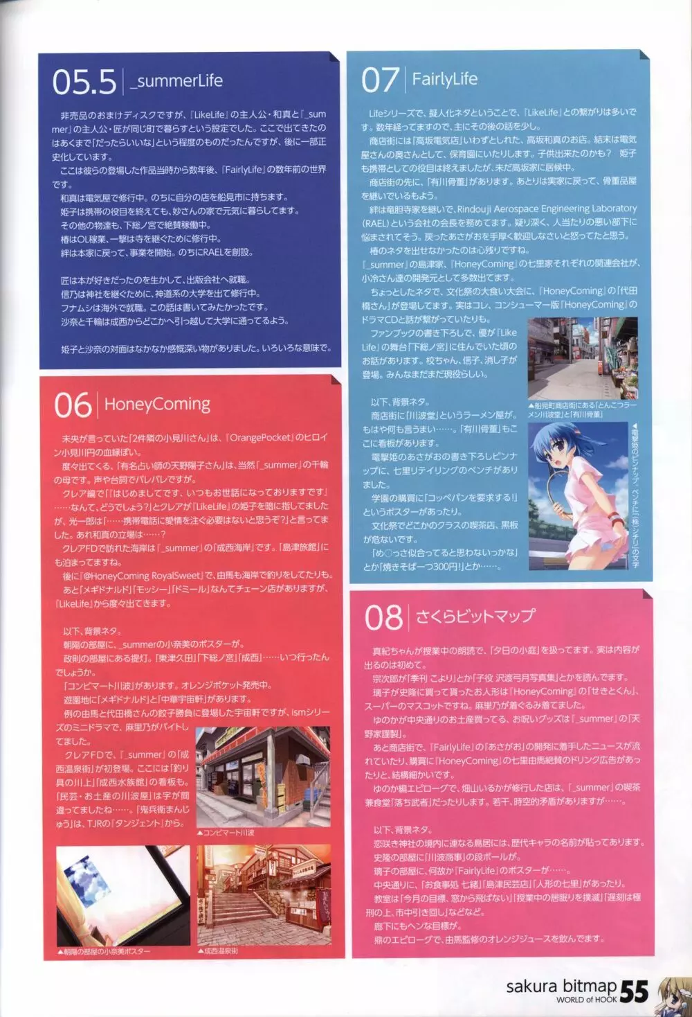 HOOKSOFT 10th ANNIVERSARY FANBOOK -さくらビットマップに巡り会うまで- Page.57