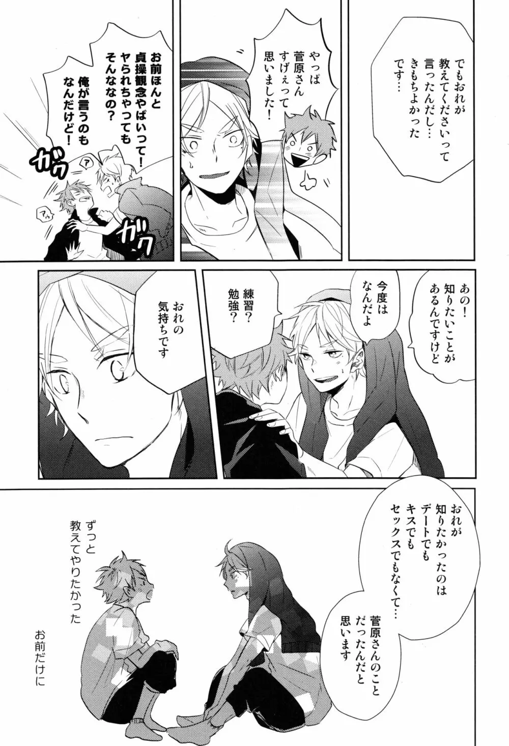 菅原先輩!質問です!! Page.42