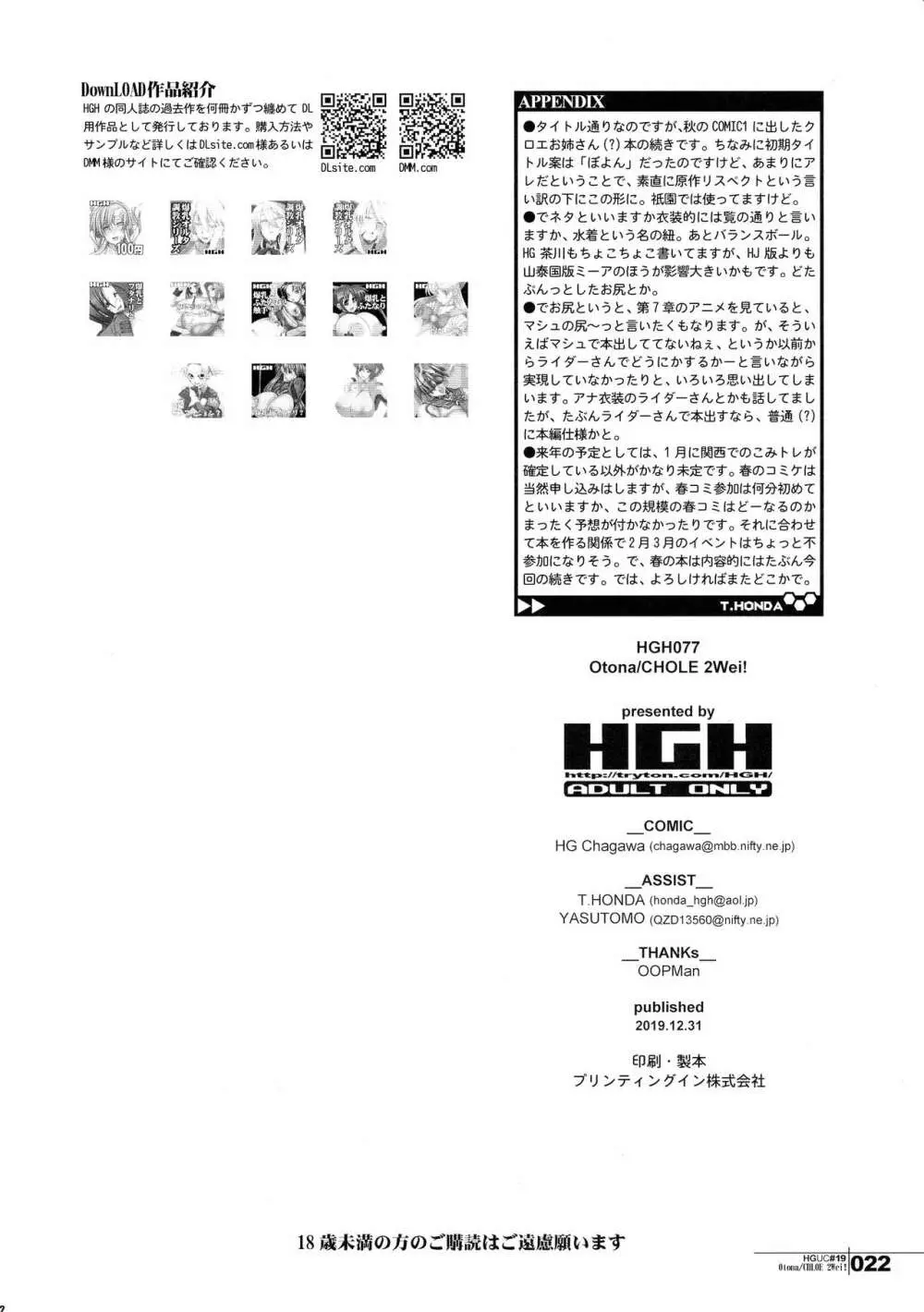 HGUC#19 Otona/CHLOE 2Wei! Page.21