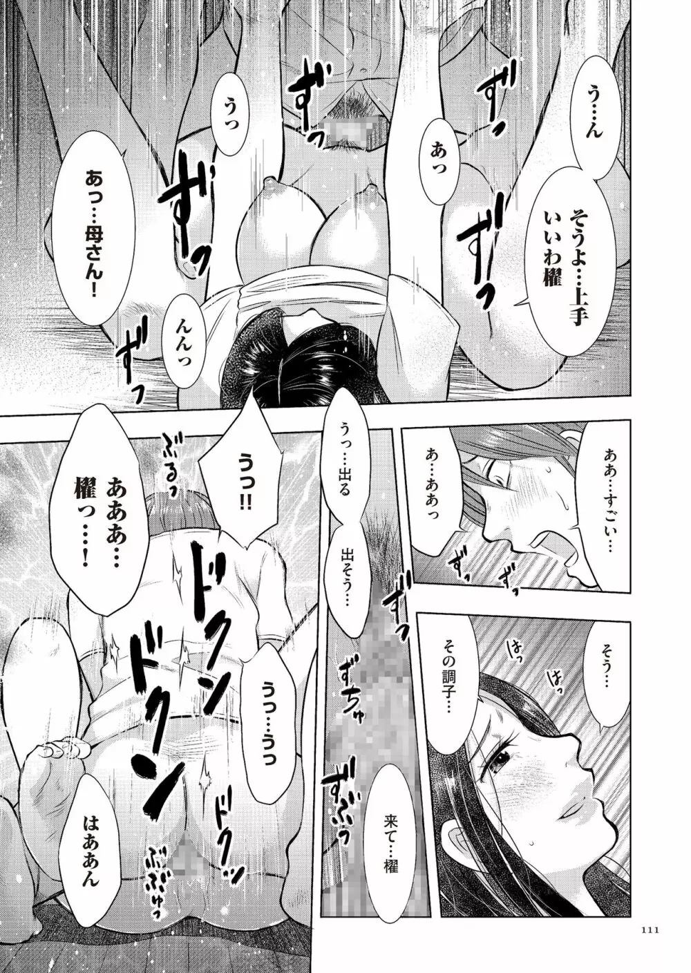 母子相姦日記 母さん、一度だけだから…。 Page.111