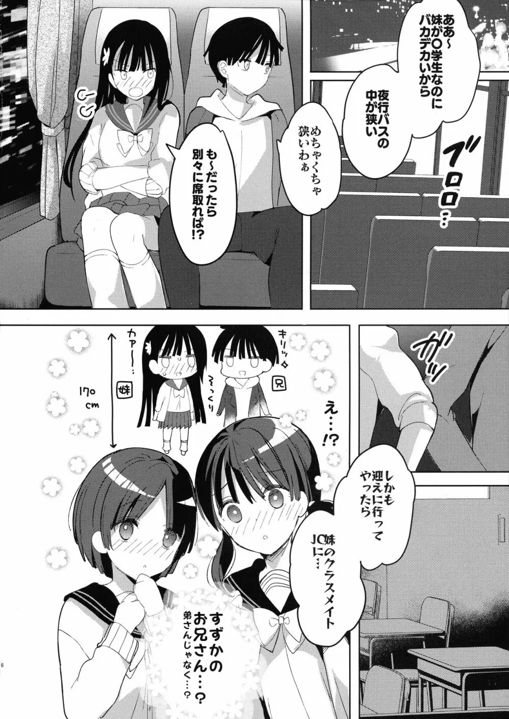 (C97) [ひつじまま (ひつじたかこ)] 陥没ちゃんも射(だ)したい。~妹の初乳~ Page.6