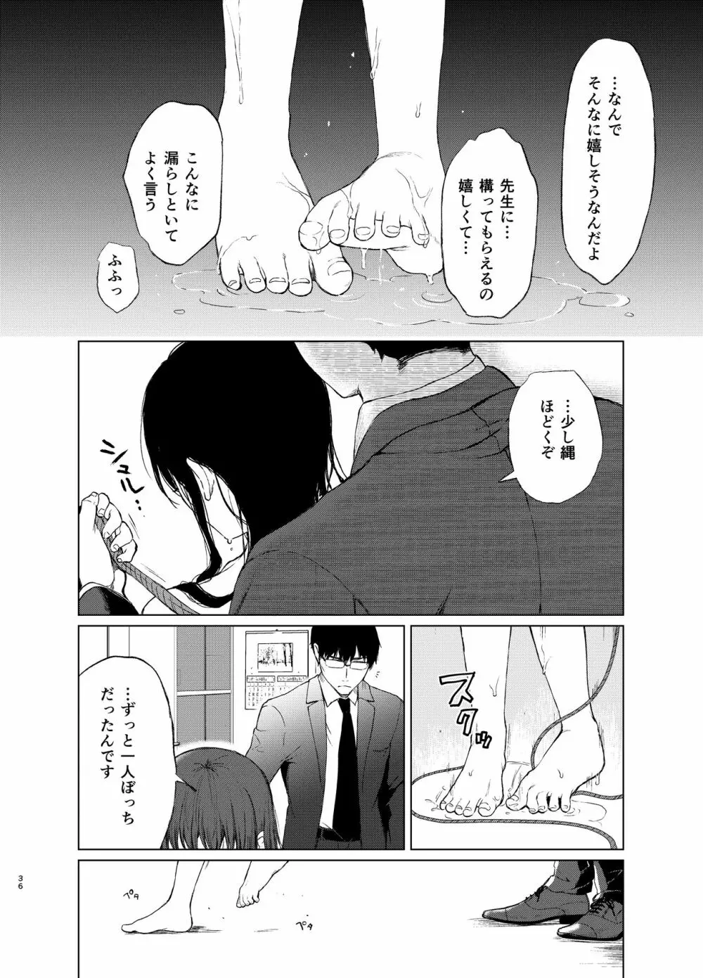 束縛愛2～放課後、教室で、無防備な優等生を、無理やり犯す～ Page.35