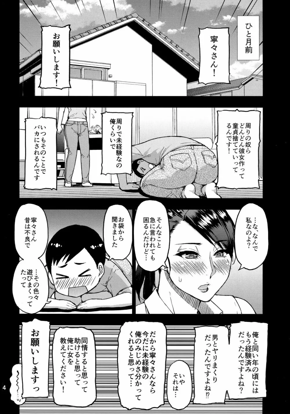 元ヤン人妻熟女の叔母さんに性処理をお願いした。 Page.3