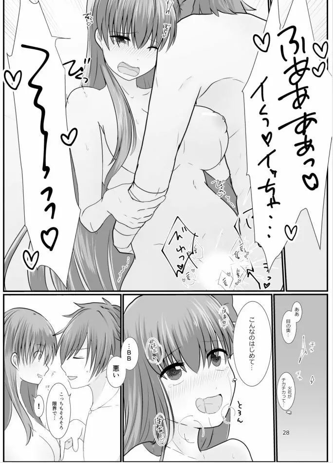 BBちゃんがくすぐりでマウントとられるロビB本 Page.27