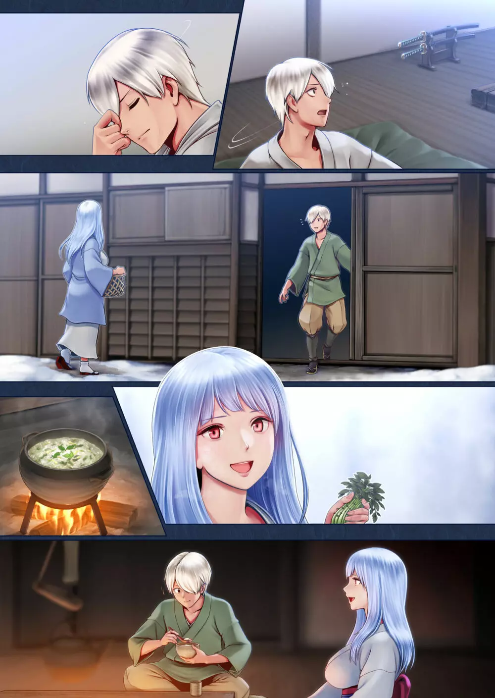 夜伽の雪女セツ ~あたためないと、凍ります~ Page.58
