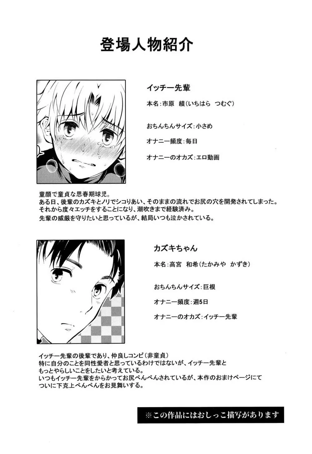 先輩なのにおもらししたんスか？ Page.3