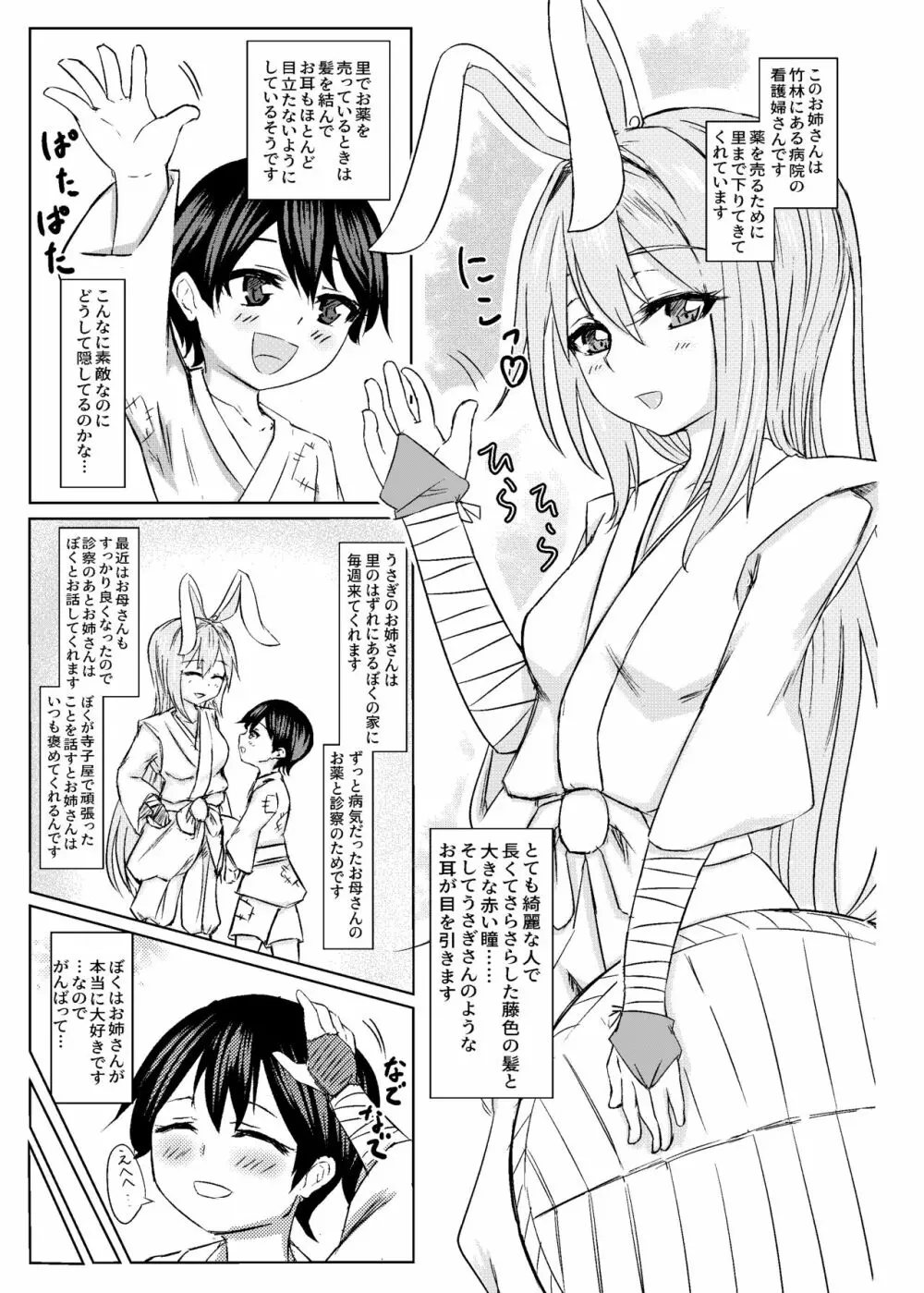 鈴仙お姉さんにきもちよくしてもらう本 Page.3