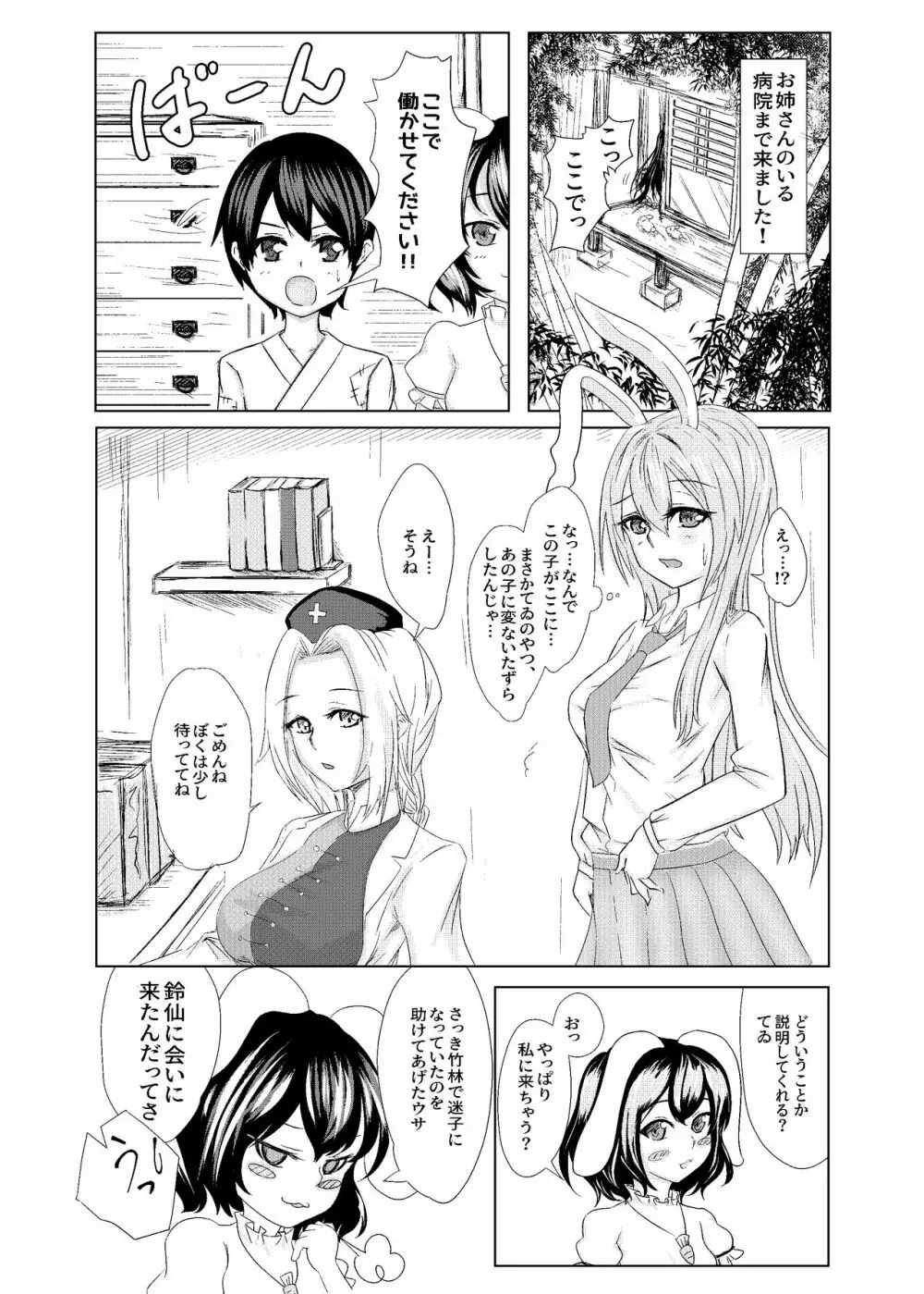 鈴仙お姉さんにきもちよくしてもらう本 Page.4