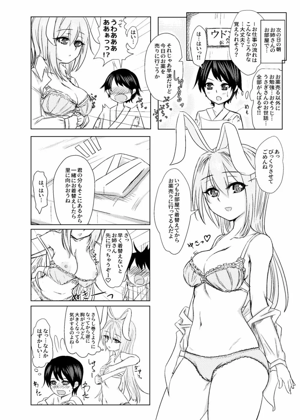 鈴仙お姉さんにきもちよくしてもらう本 Page.6