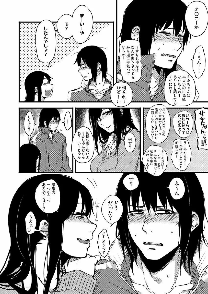 サキとミカ～セックス依存症の親友と男性化した私～ 1-4 Page.41