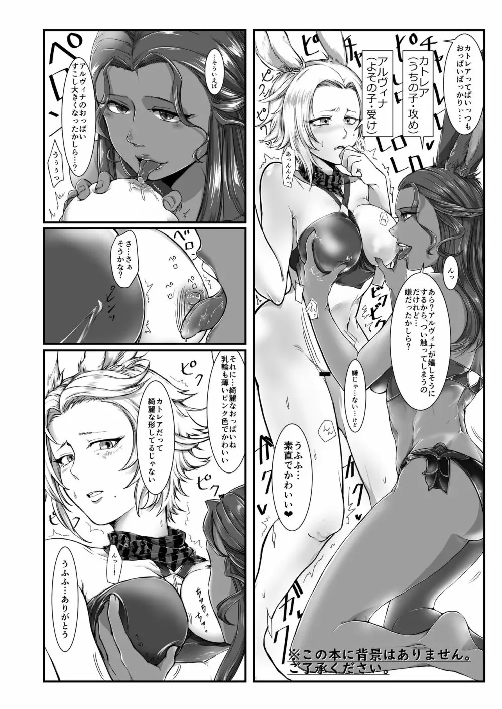 うちよそヴィエラでふたなりレズセ本 Page.3