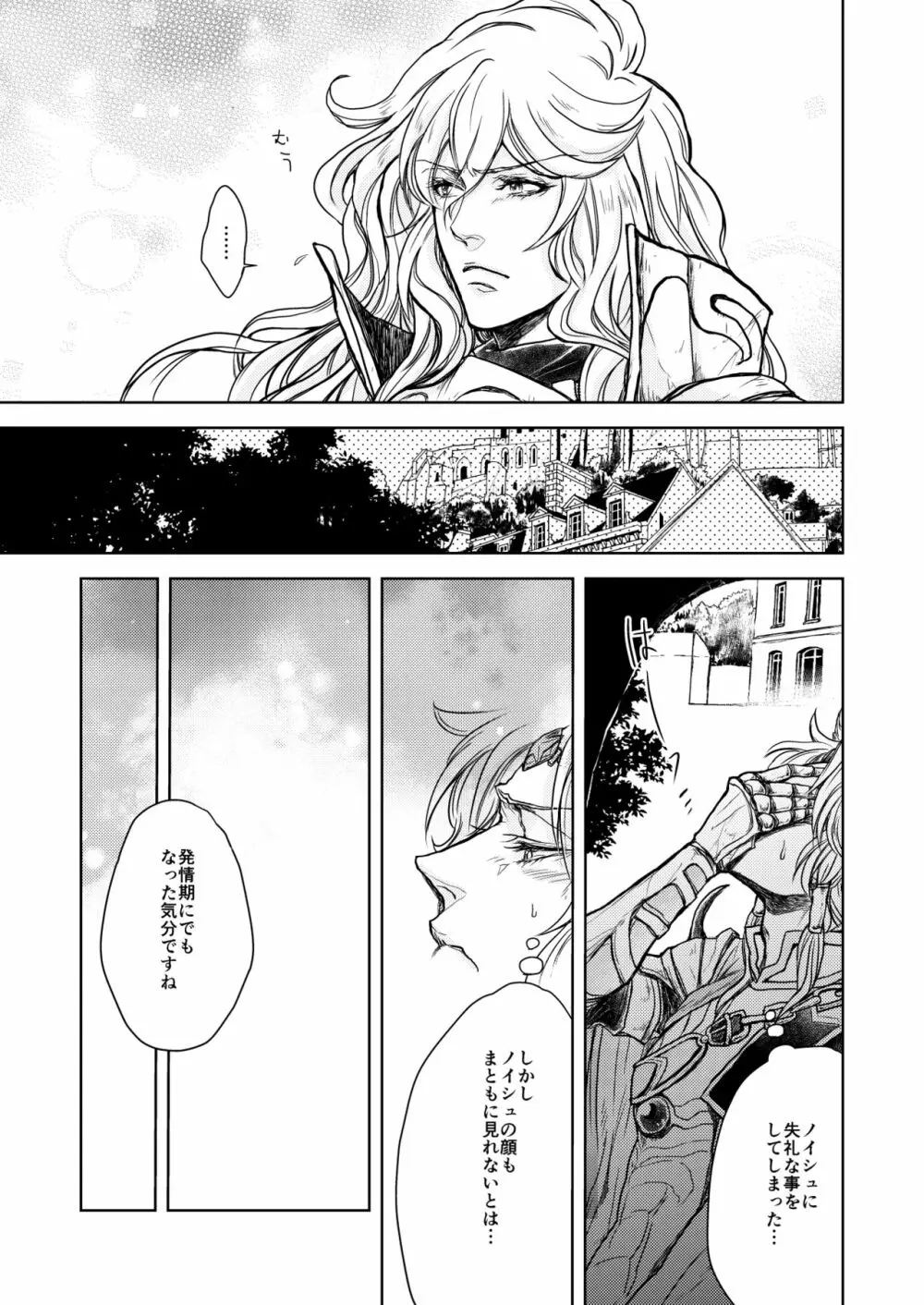 琥珀に映る藍玉 セルエル×ノイシュ再録 Page.35