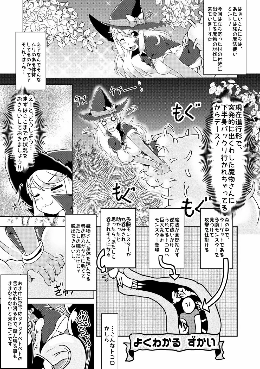 ミントと丸呑みくすぐりモンスターズ! Page.2