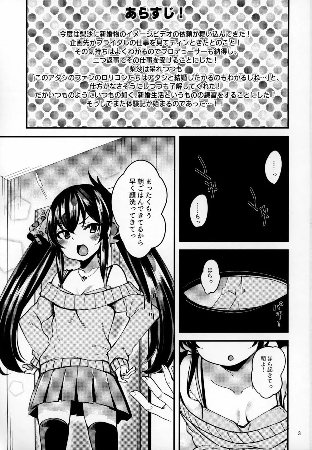 的場梨沙のイメージビデオ体験記―新婚編― Page.2