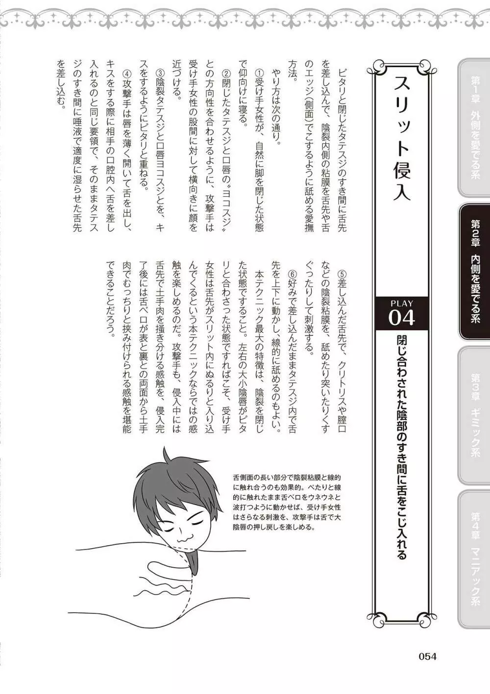 舐めイカセ！クンニリングス完全マニュアル イラスト版 …… なめイキッ！ Page.56