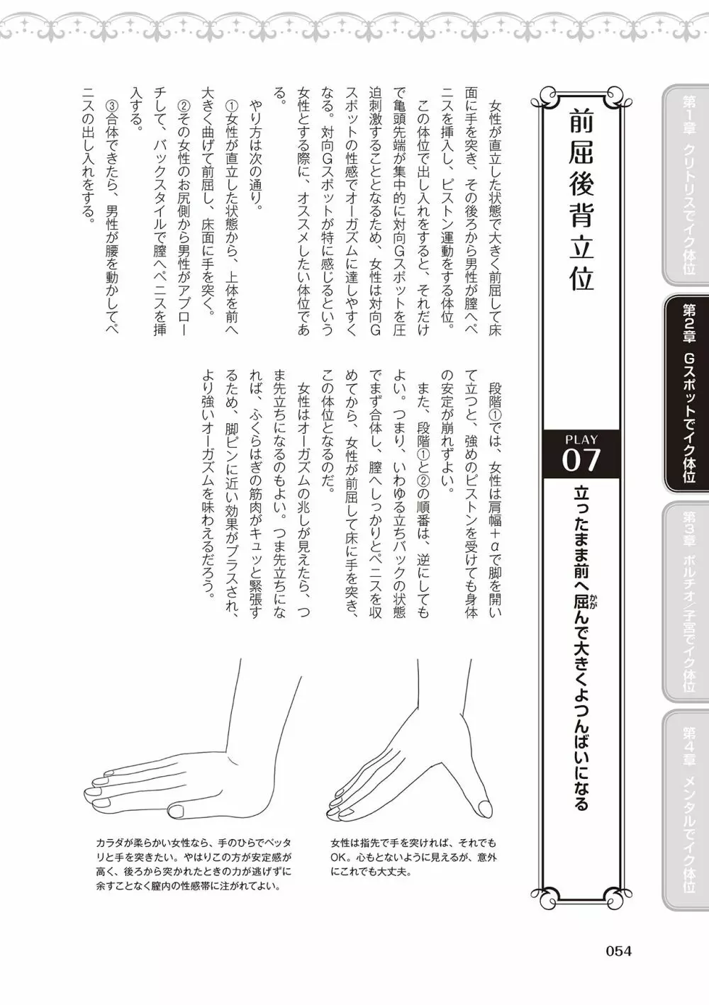 女性が必ずイク体位・オーガズム48手 完全マニュアル イラスト版 ……せくポジ48！ Page.56