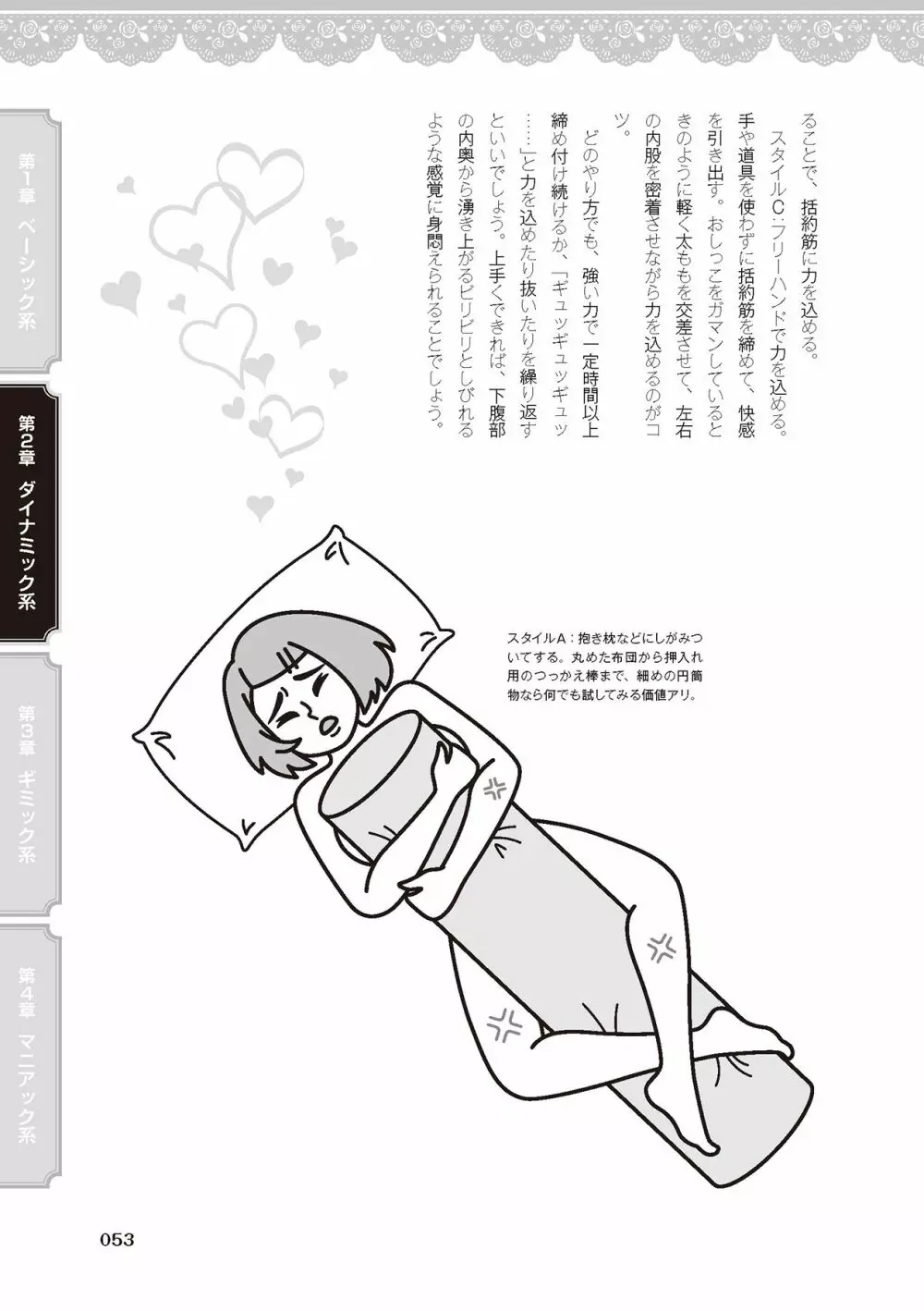 女のコのひとりエッチ完全マニュアル イラスト版……ひとりエッチ Page.55