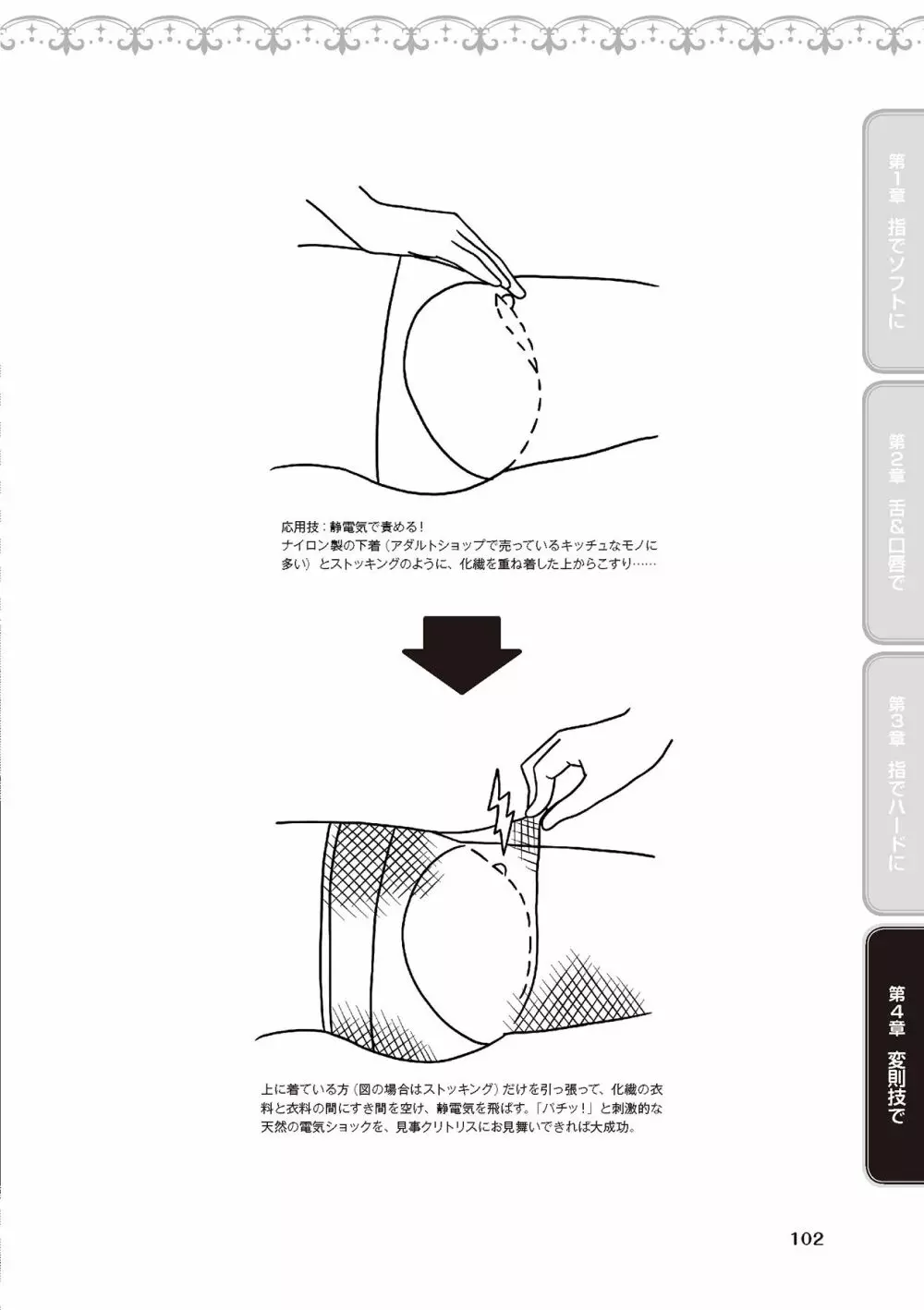 陰核愛撫・クリイキ完全マニュアル イラスト版……らぶクリ！ Page.104