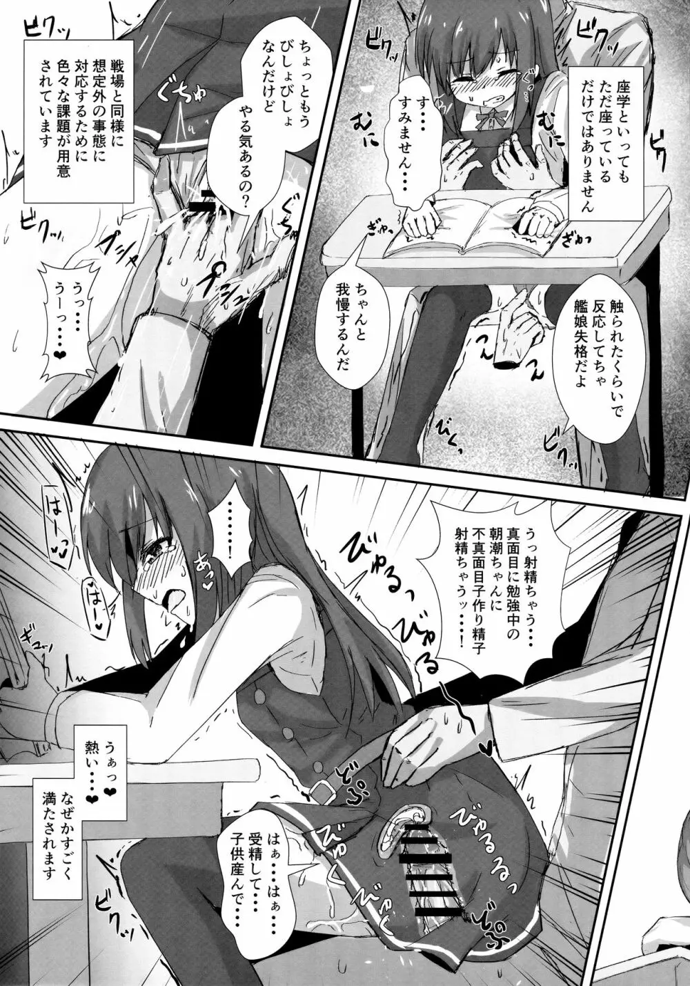 朝潮ちゃんの一日催眠 Page.8